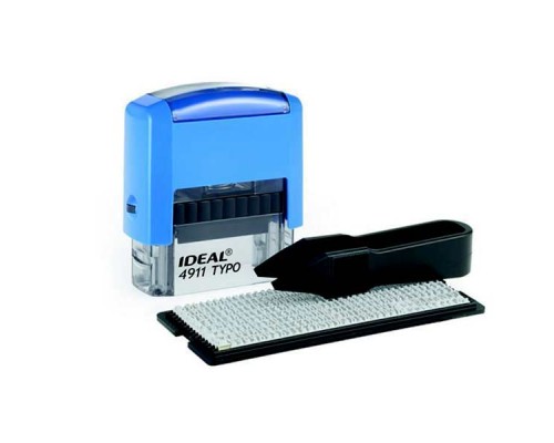 4911/DB TYPO IDEAL САМОНАБОРНЫЙ ШТАМП, 3 СТРОКИ, 38х14мм, 1 КАССА